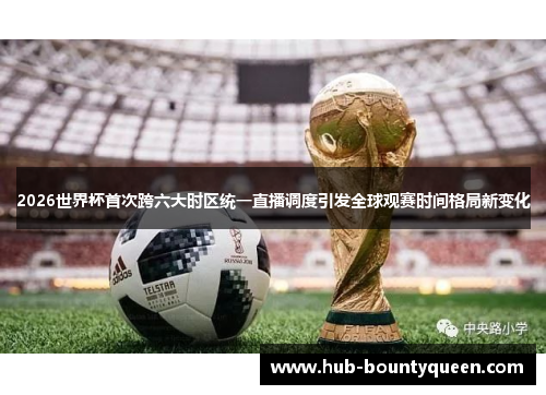 2026世界杯首次跨六大时区统一直播调度引发全球观赛时间格局新变化